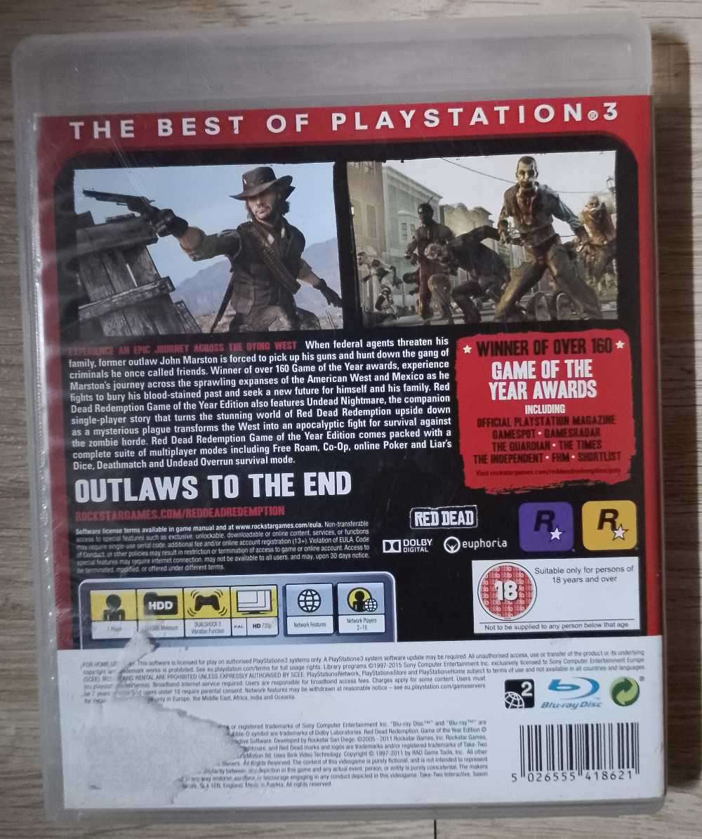 Red Dead Redemption GOTY edition PS3