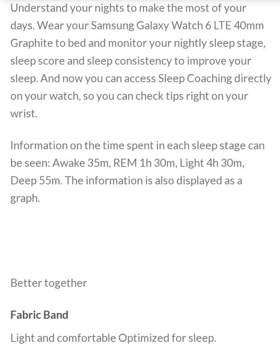 Samsung Watch6 40mm LTE