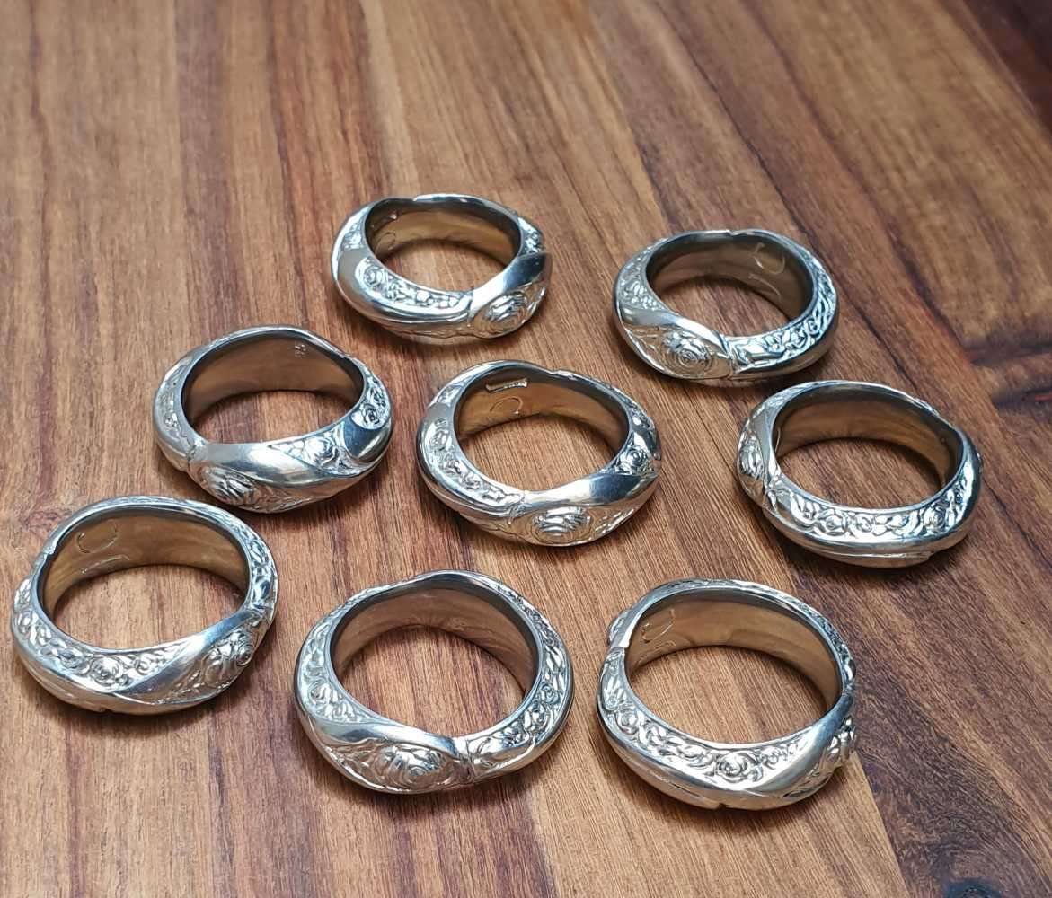 8 × Jenna Clifford rare and beautiful Napkin rings