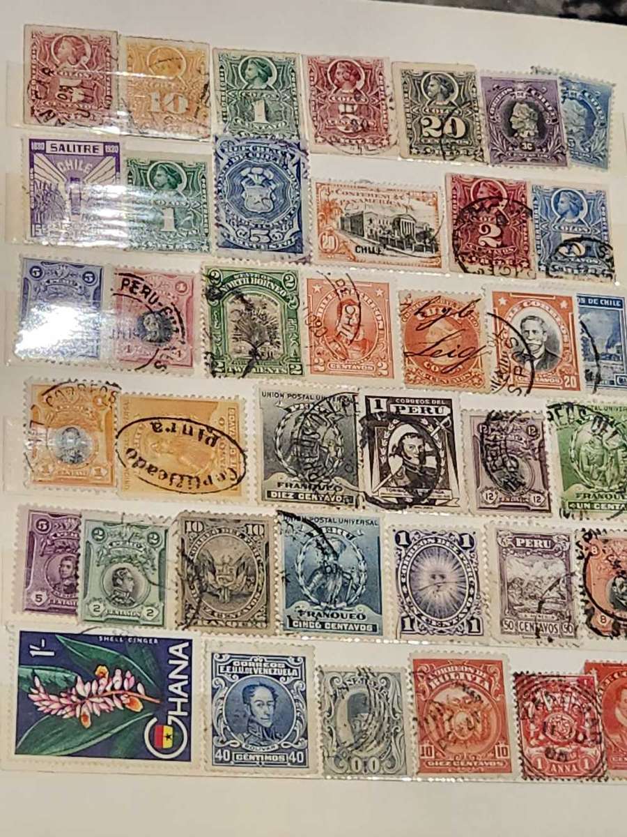 World selection - exquisite - in old stock book - GEMS to be found here!!