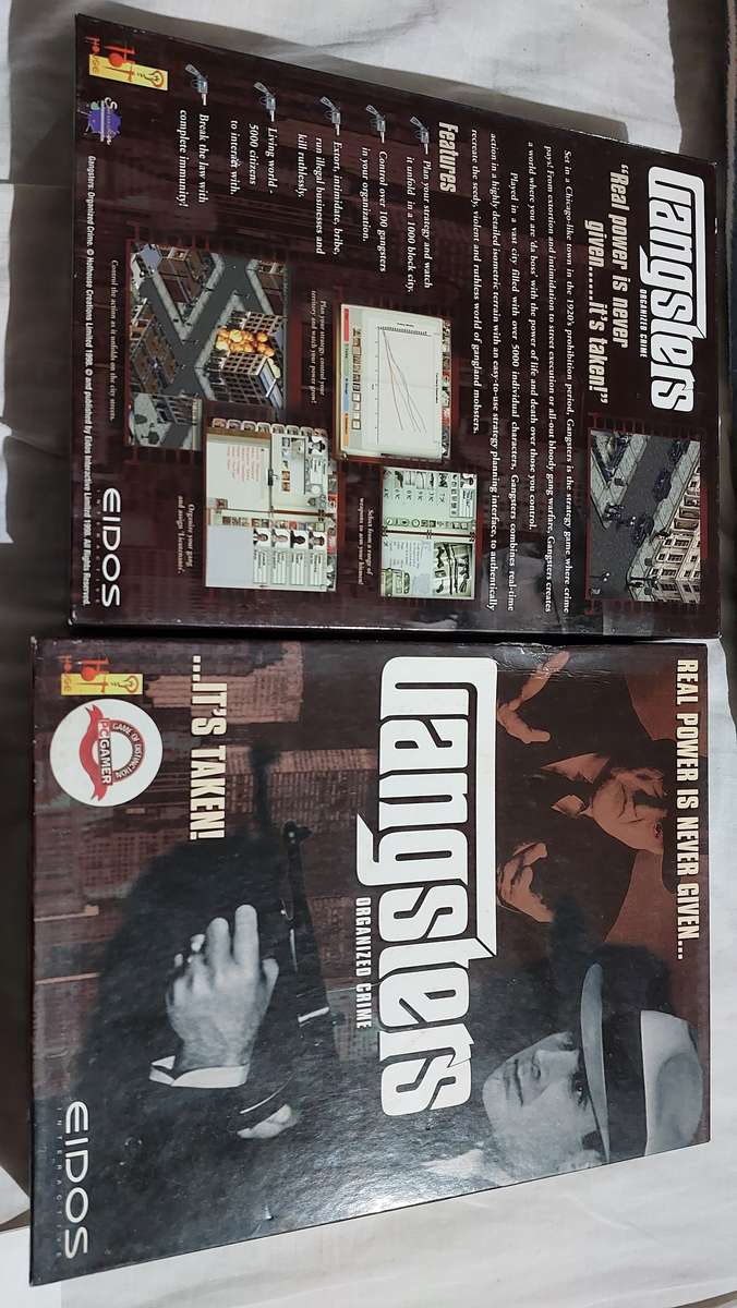 Gangsters PC Big Box Game Vintage