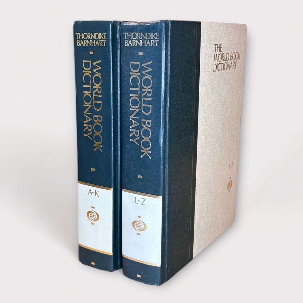 The World Book Dictionary Set circa 1990