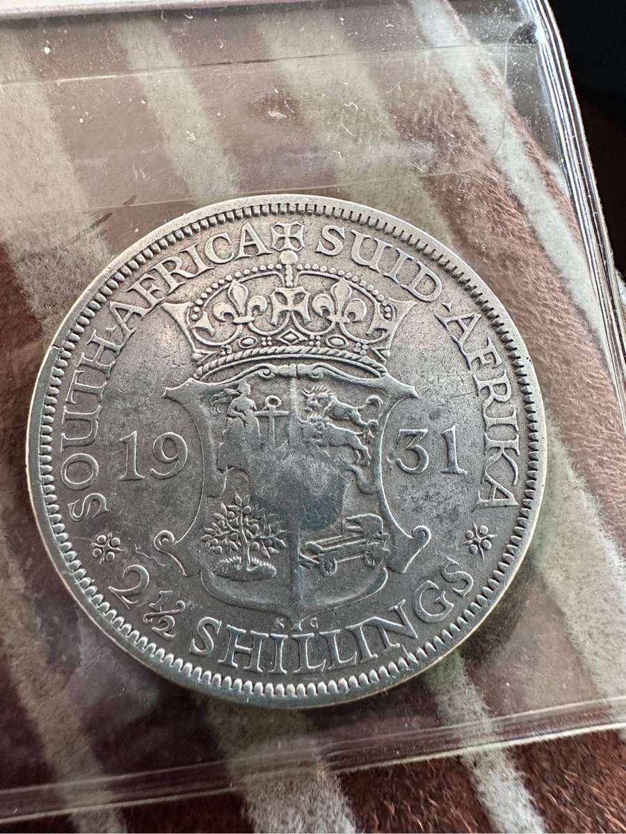 RARE 1931 2.5 Shilling *Rare Coin* only 760 mintage