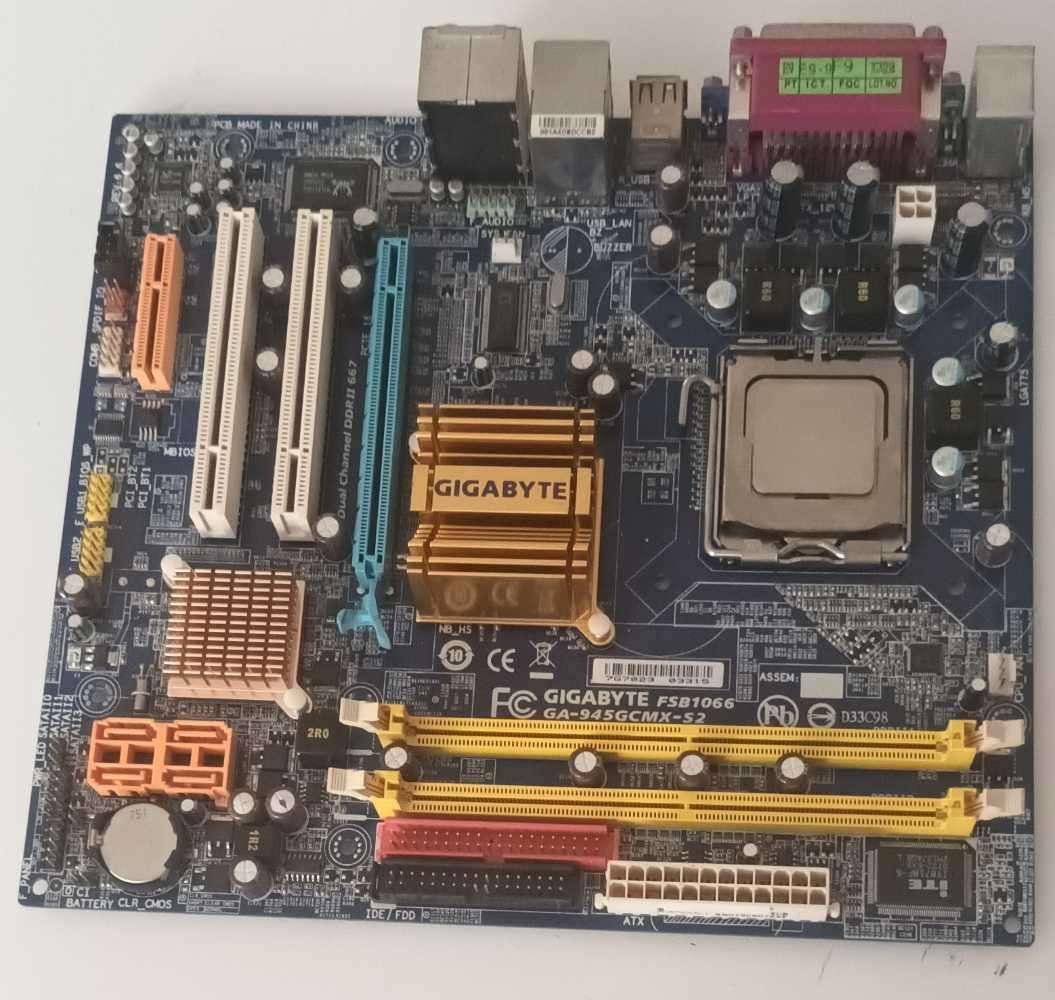 GIGABYTE GA-945GCMX-S2 (rev. 6.6) Motherboard with CPU(PLEASE READ!!!)
