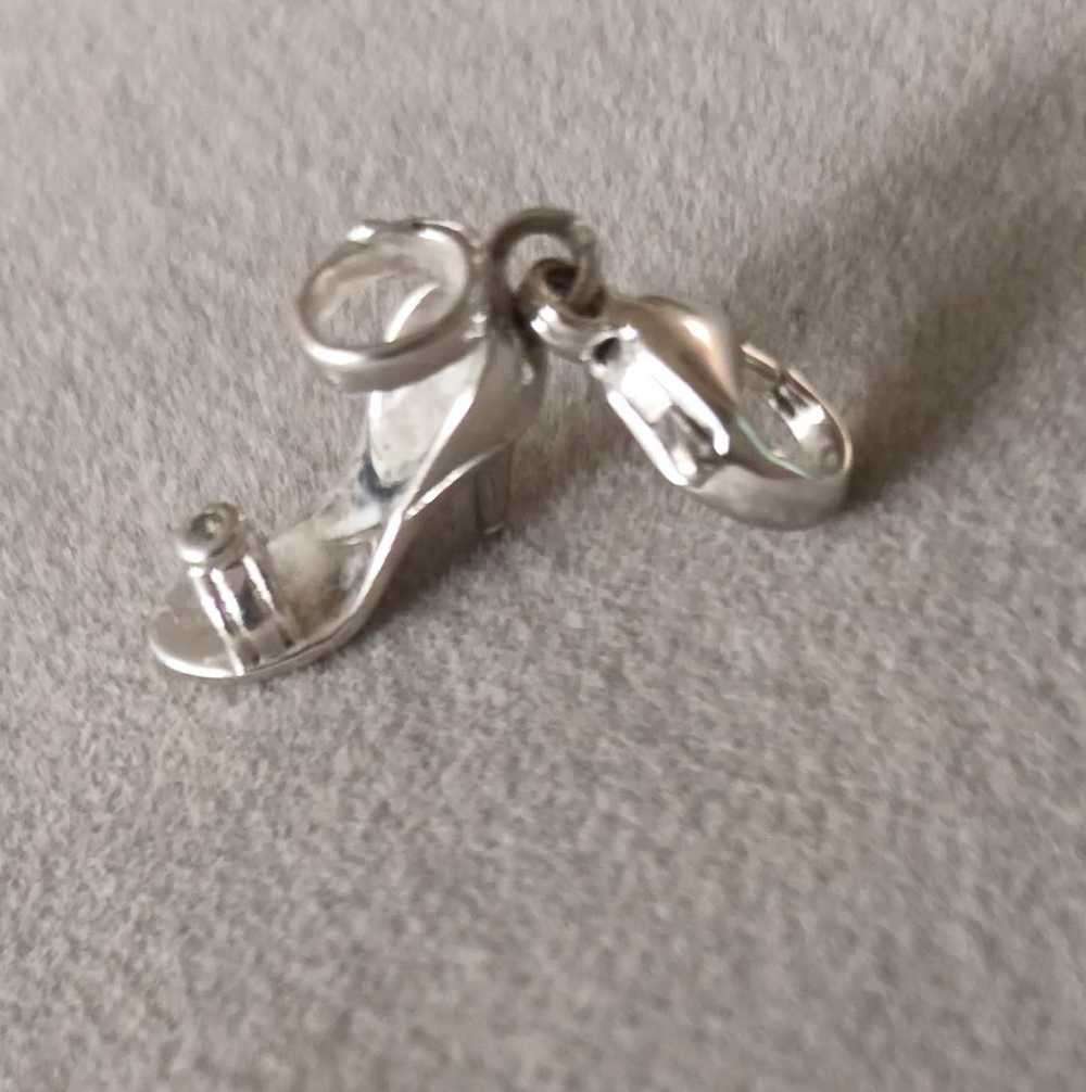 GORGEOUS  STERLING SILVER &CZ TI SENTO MILANO CHARM 3.13g