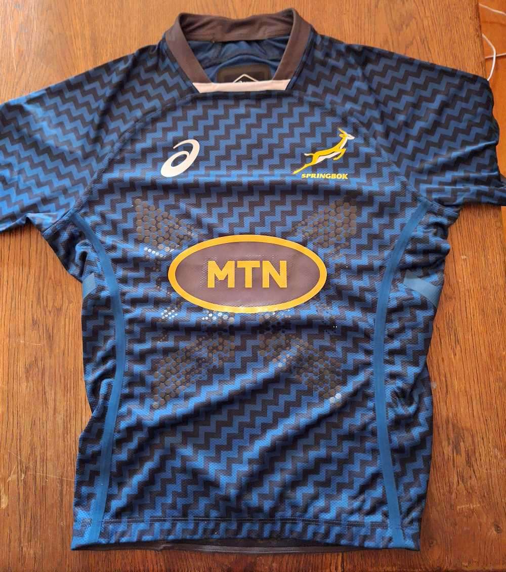 Large size Genuine Springbok player issue practice jersey