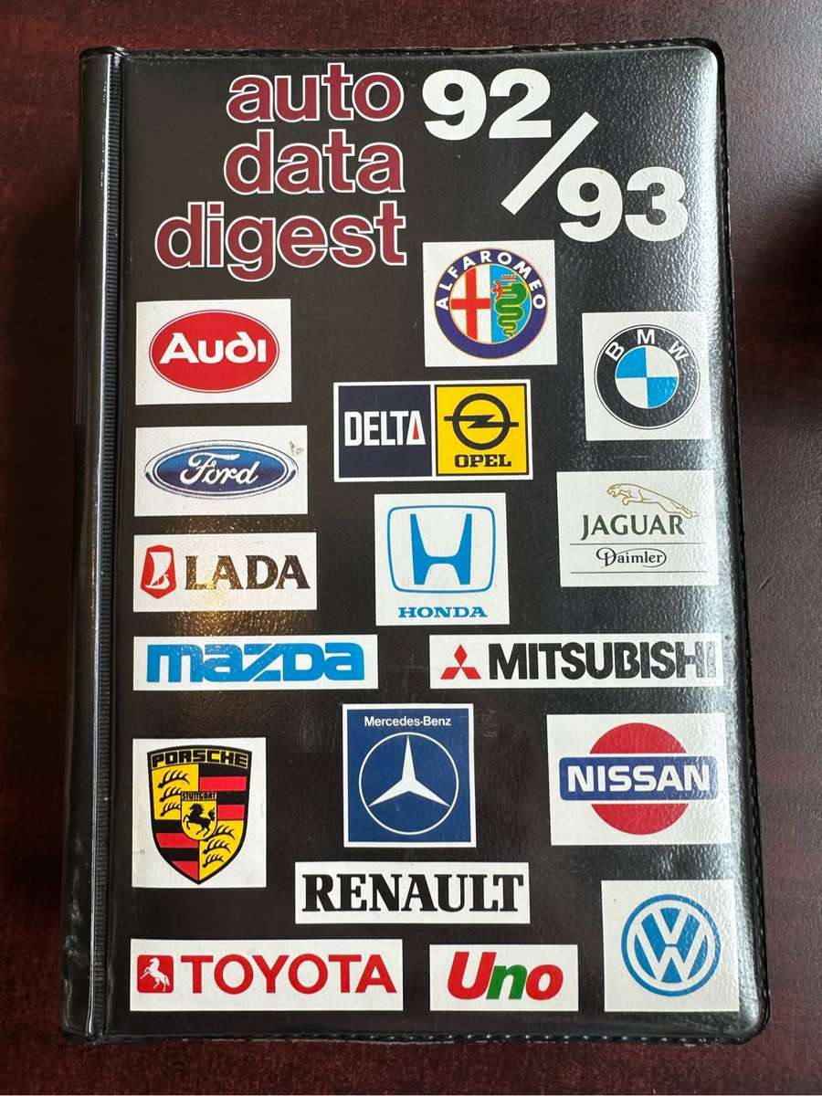 Auto Data Digest 92 / 93 book