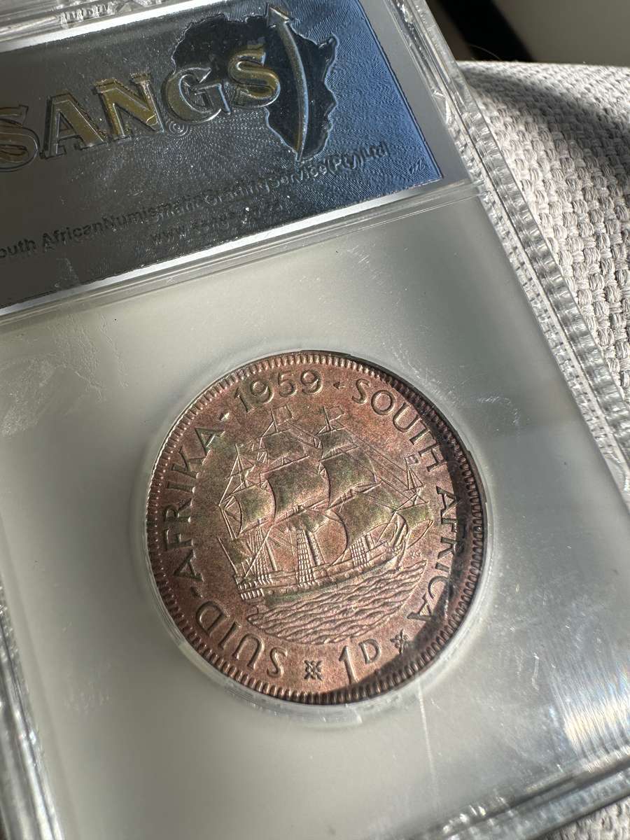 1959 1 Penny proof PF65RB