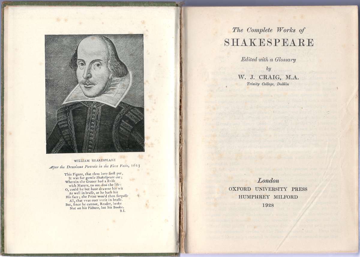 Shakespeare Book Collection 1887-1962