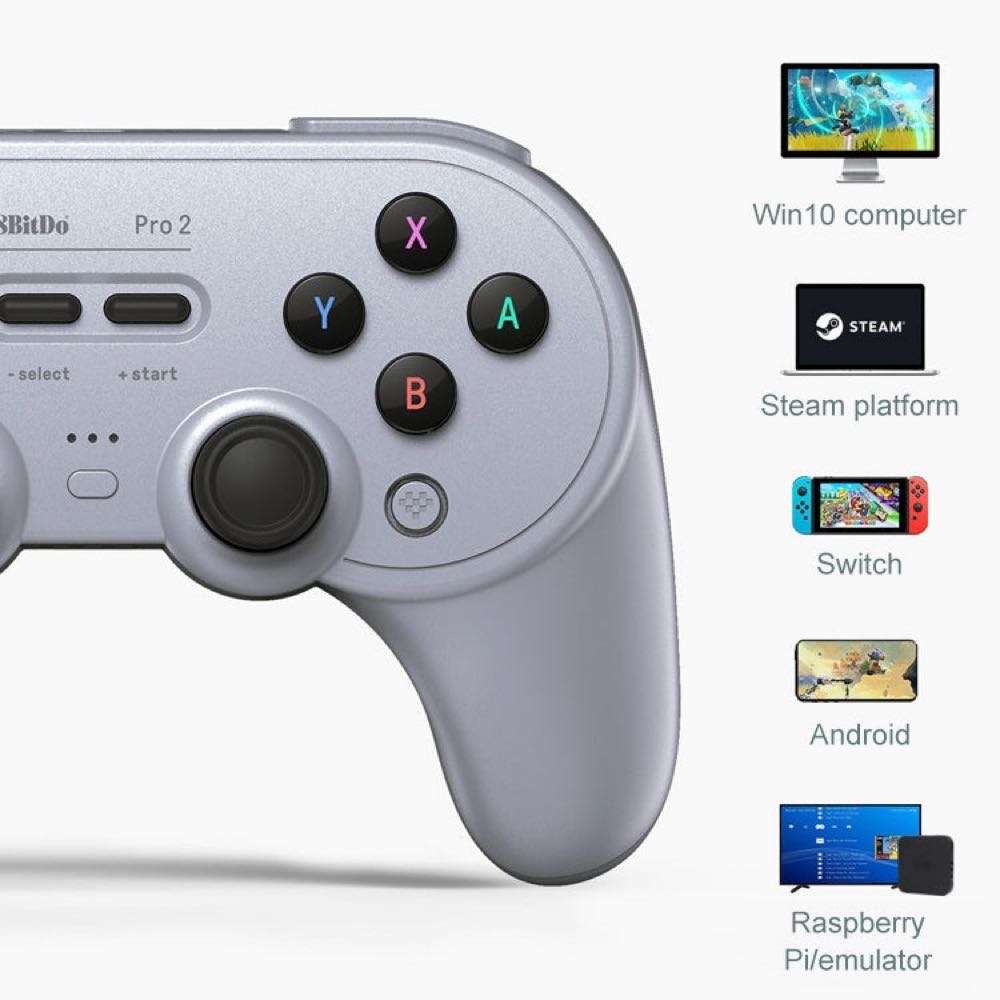 8Bitdo SN30 PRO 2 Wireless Bluetooth Gamepad Joystick for Switch / Android / PC (Classic)