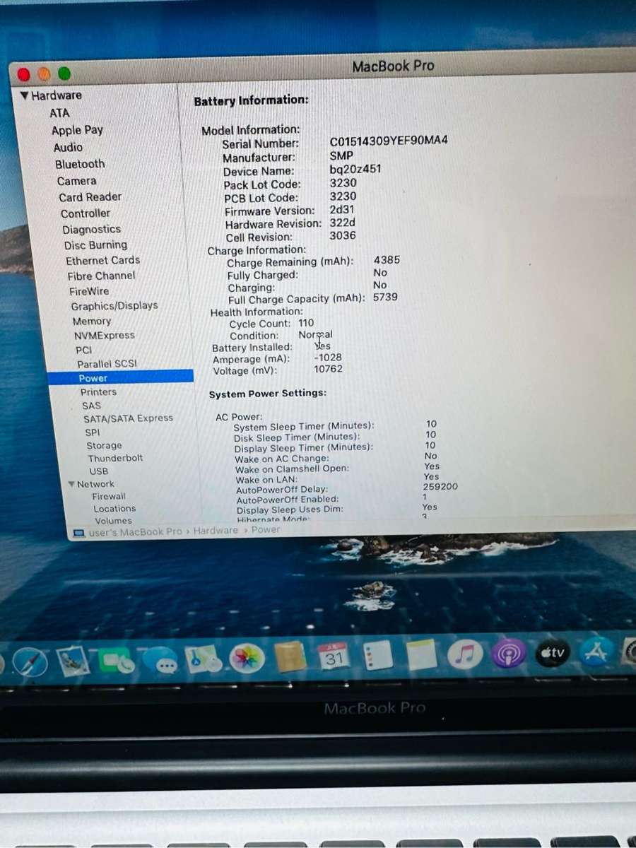 MacBook Pro 13 mid 2012 128GB/8GB no