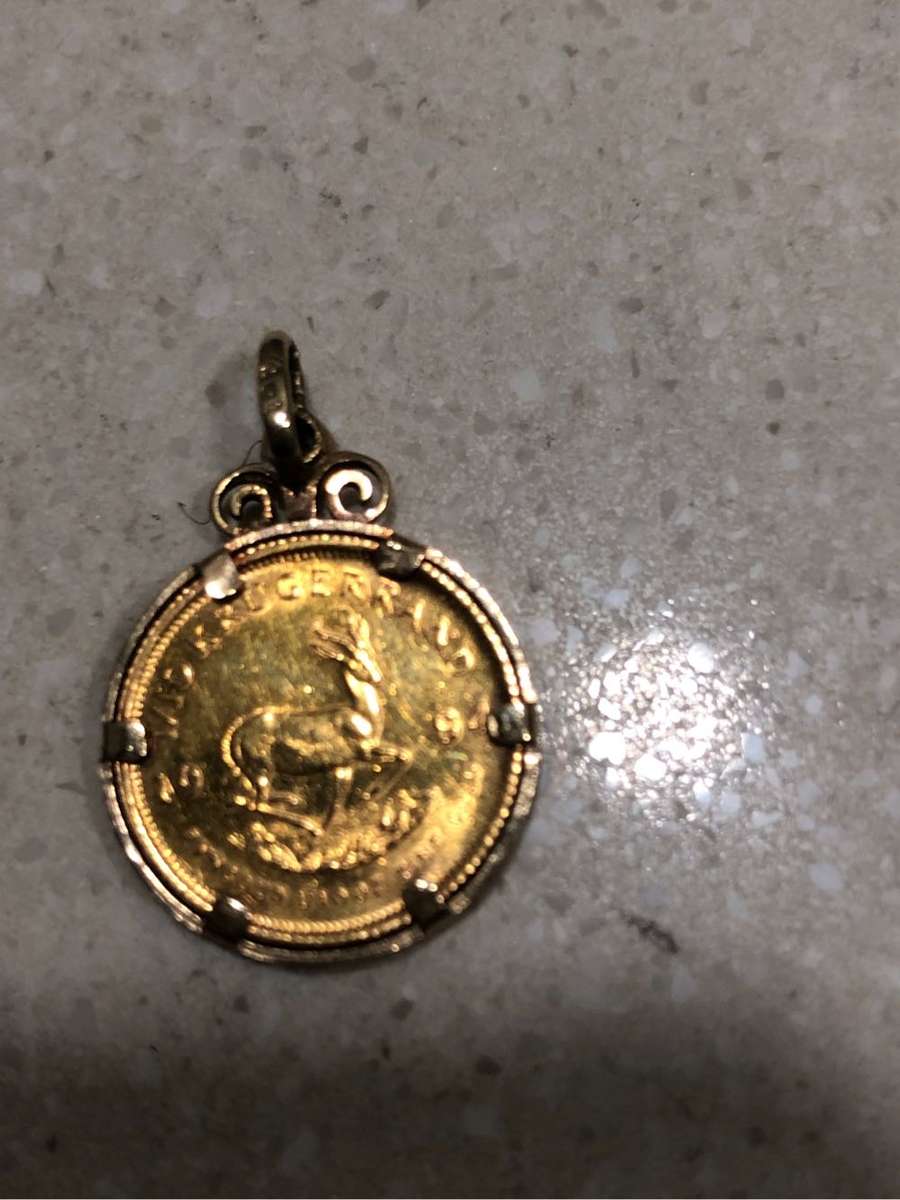 1/10th Kruger pendant gold 2