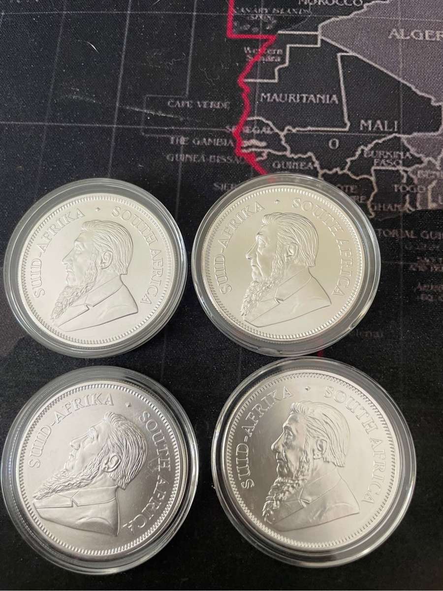 4 one ounce silver krugerrand pure silver