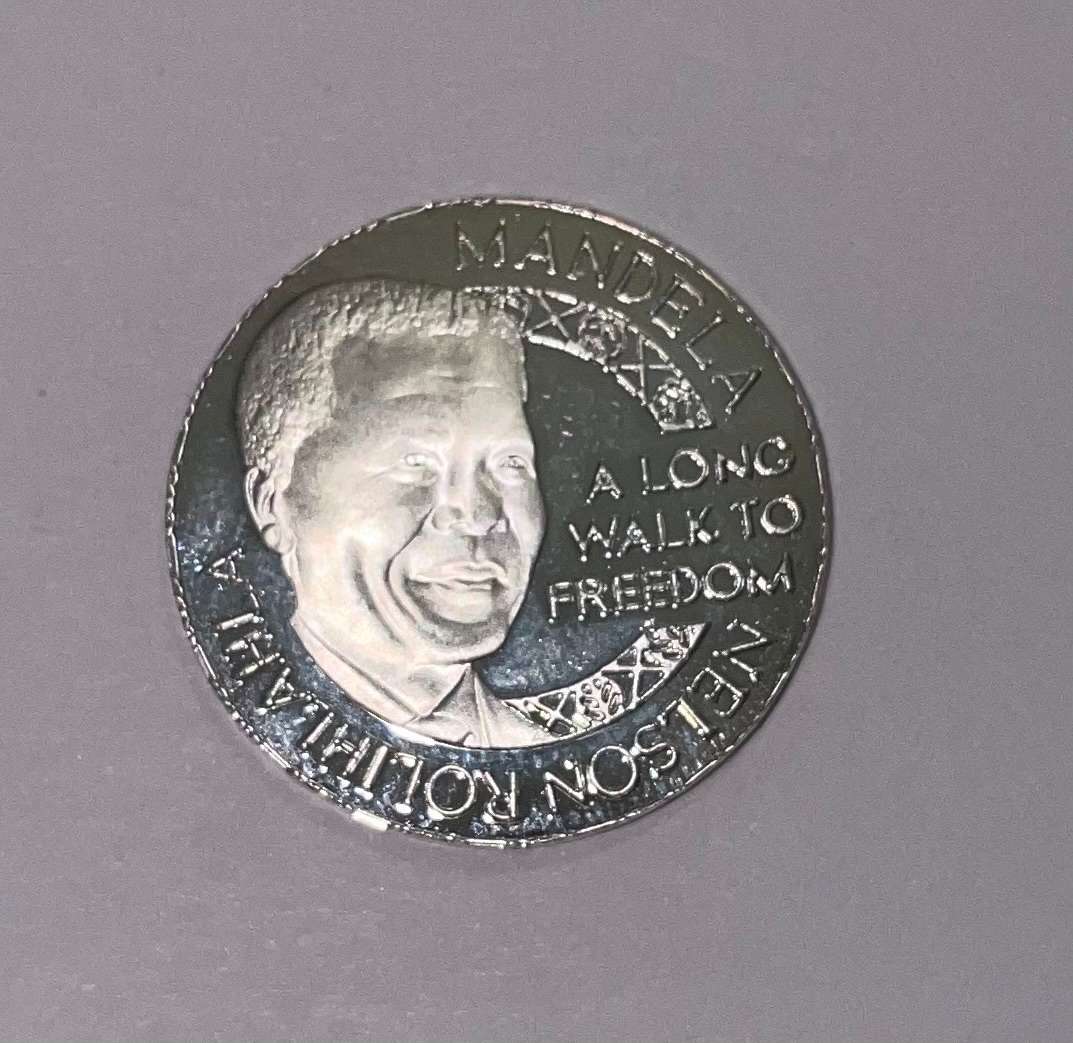Mint of Norway - .999 Silver 3.4g Mandela Nobel Peace Prize Laureate Medallion