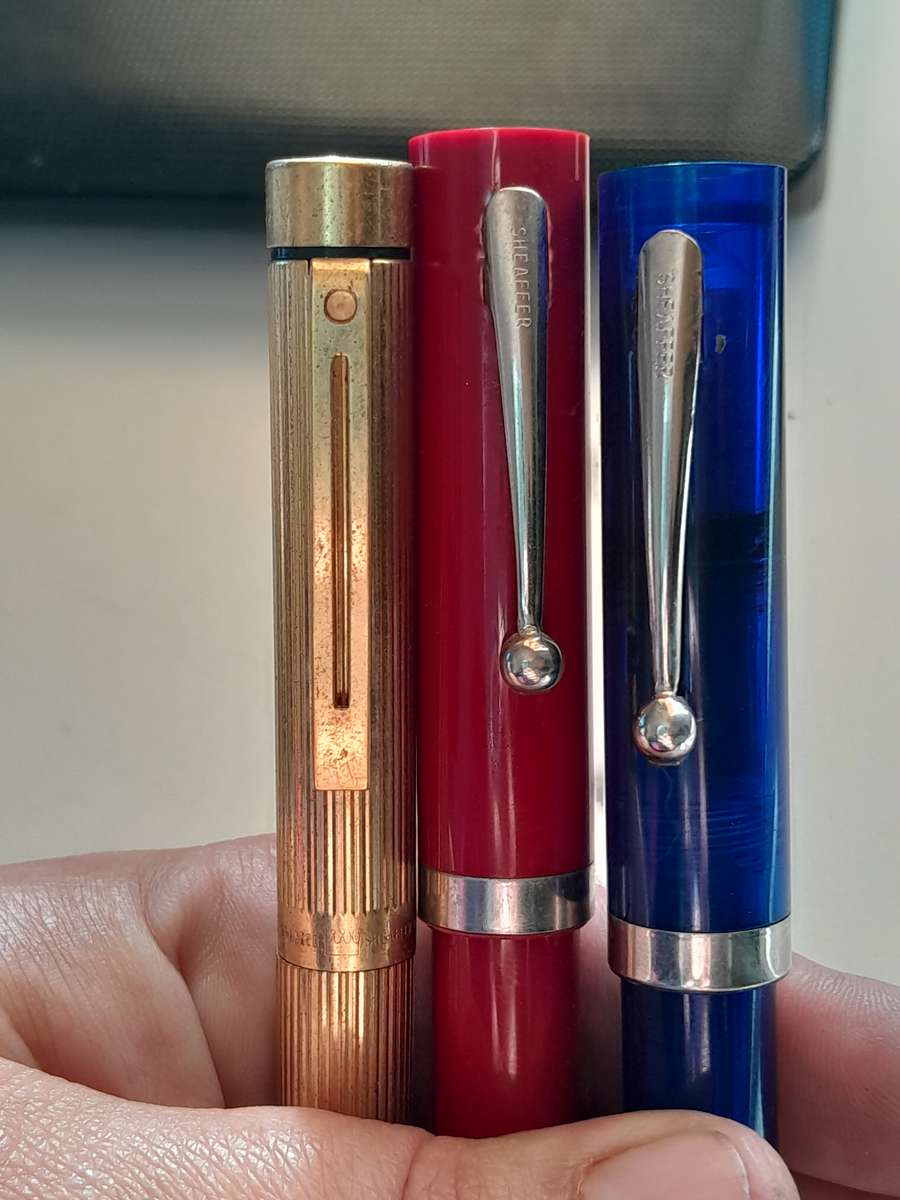 Vintage Sheaffer pen ×3 one with 14k tip