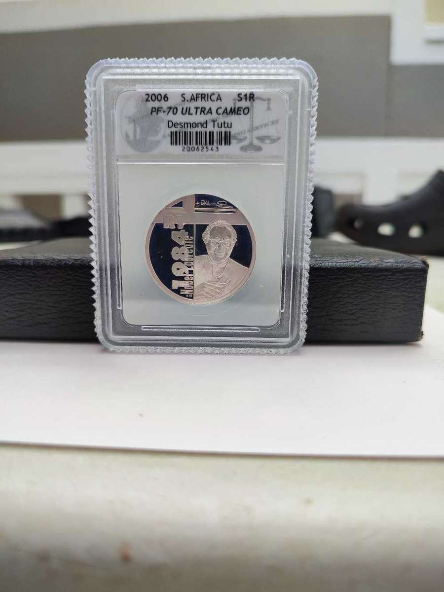 2006 Silver Sacgs PF70 DESMOND TUTU