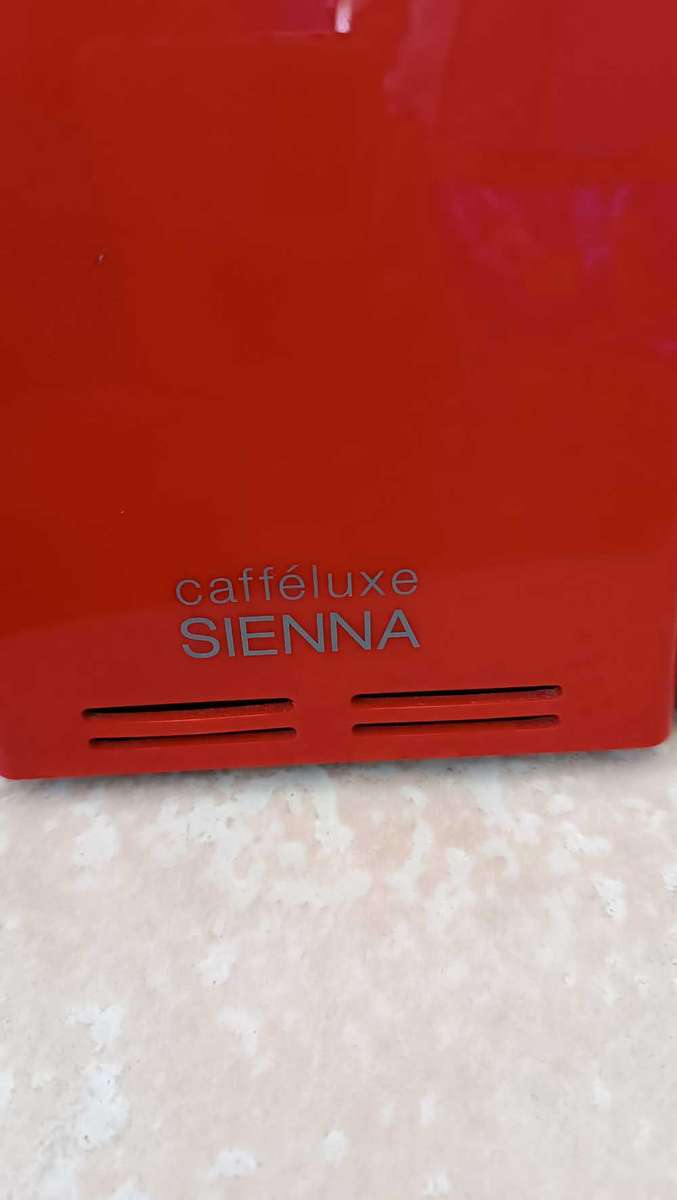 Caffelux Sienna Expresso Capsule Coffee machine Red
