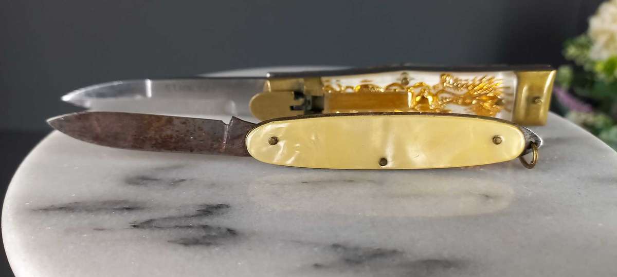 Vintage pocket knives as a lot