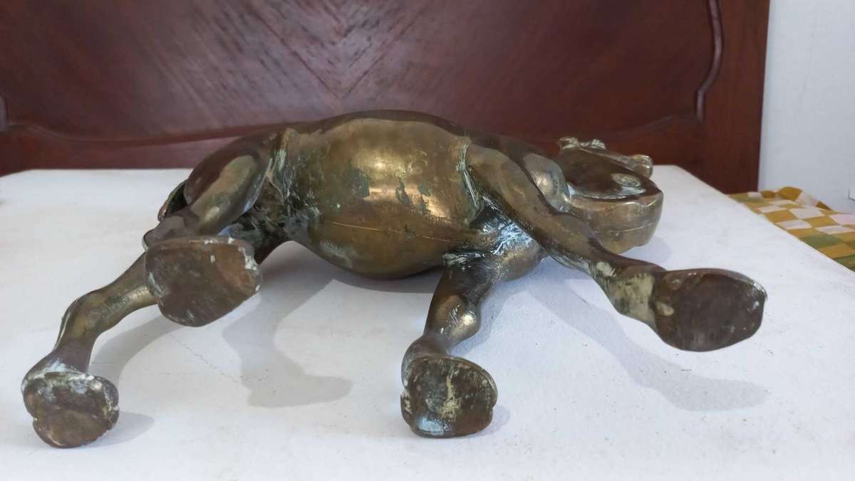 Vintage Large brass Camel animal ornament home decor