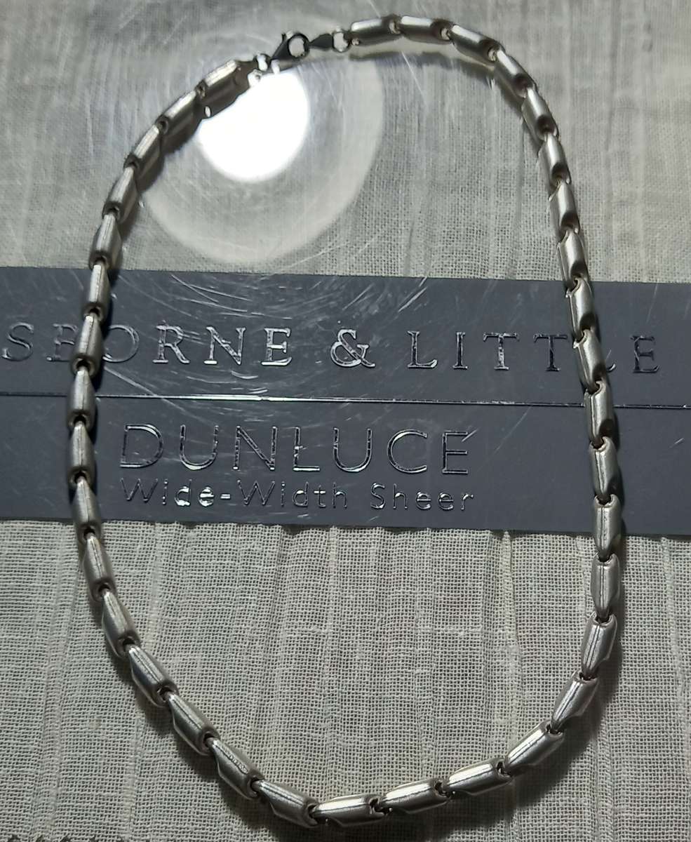 Vintage Italy 925 Sterling Silver Unique Chain