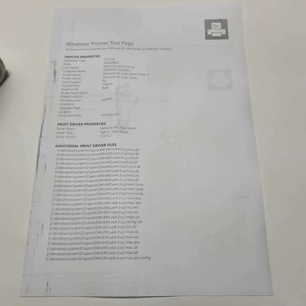 Samsung ML 2165w wireless Mono laserjet printer