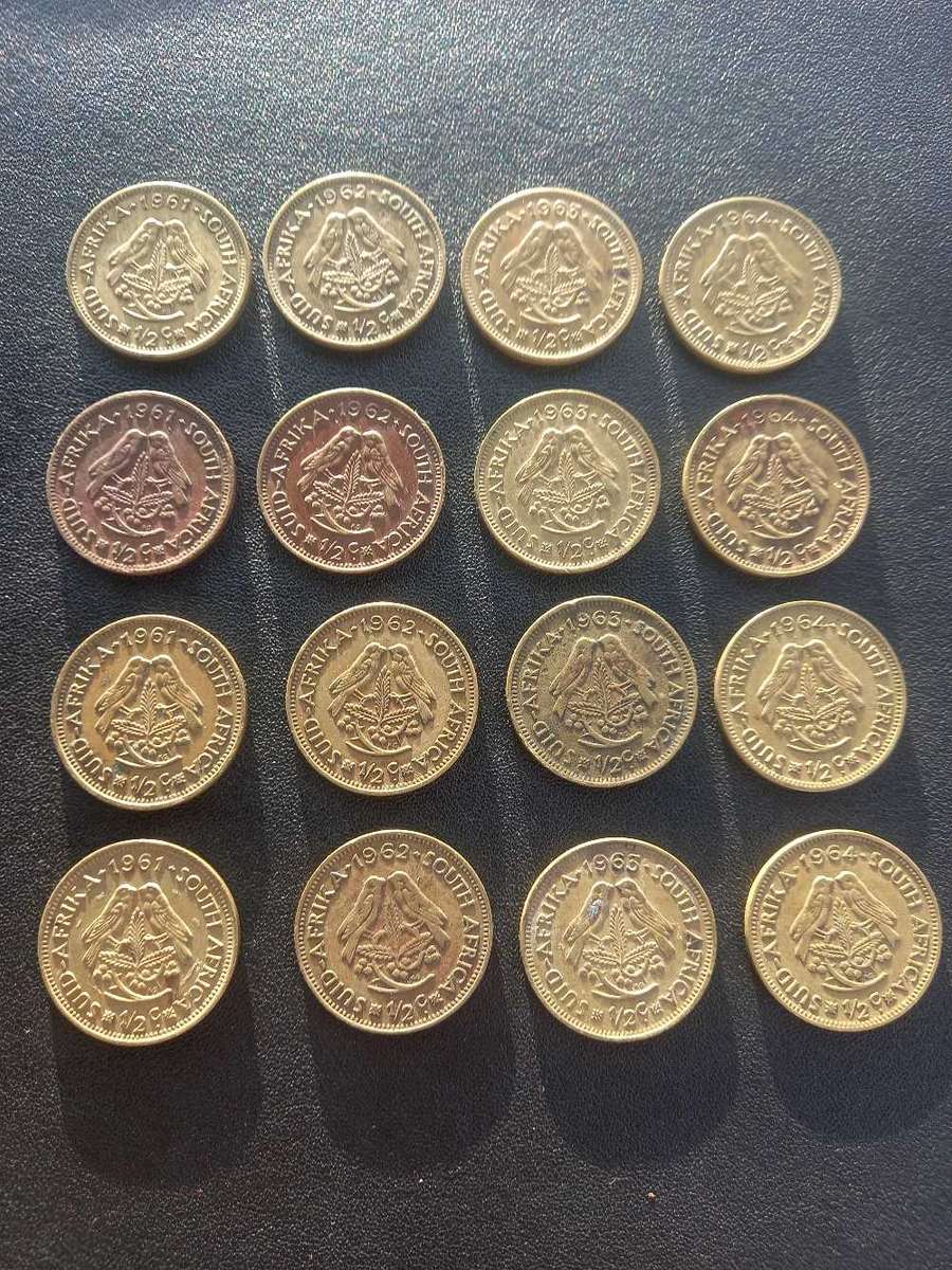 4 x sets 1961 to 64 1/2c