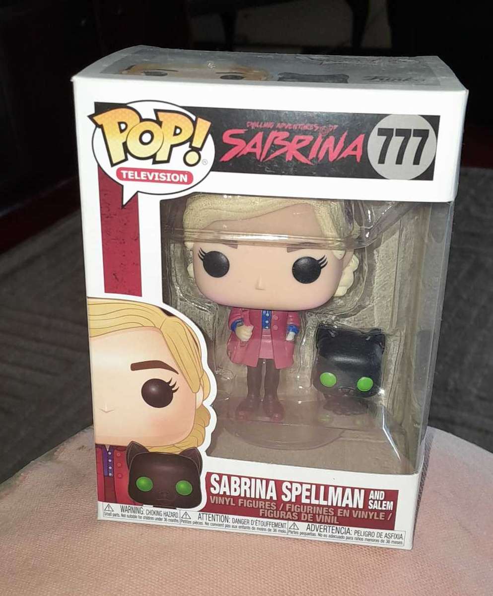 Sabrina Spellman and Salem Funko Pop!