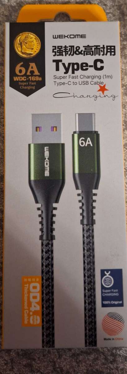 Type c charging cable