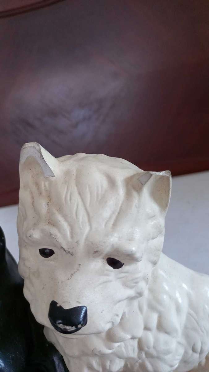 Black and White  Scotch Whisky Scottish Terrier dog bar ornament