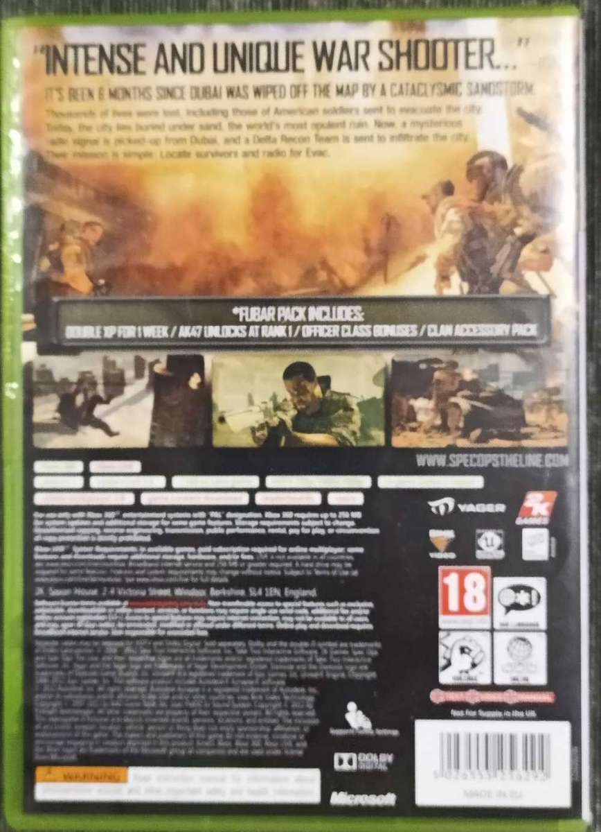 Spec Ops the Line for Xbox 360