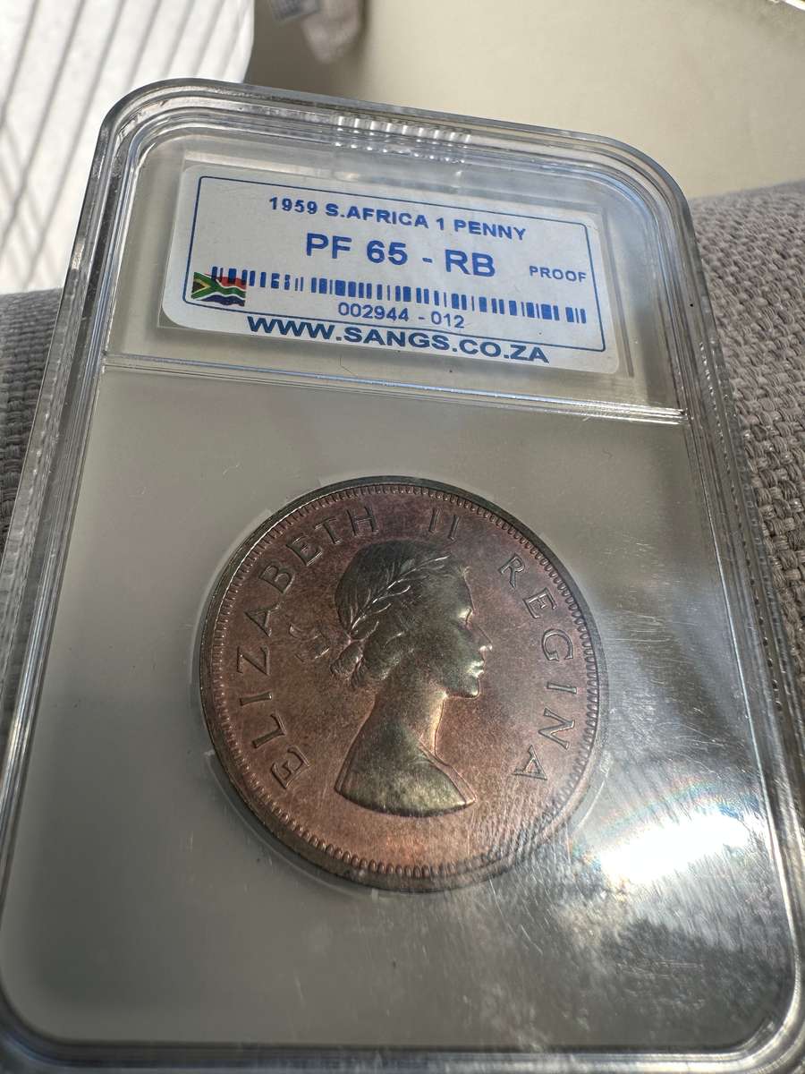 1959 1 Penny proof PF65RB