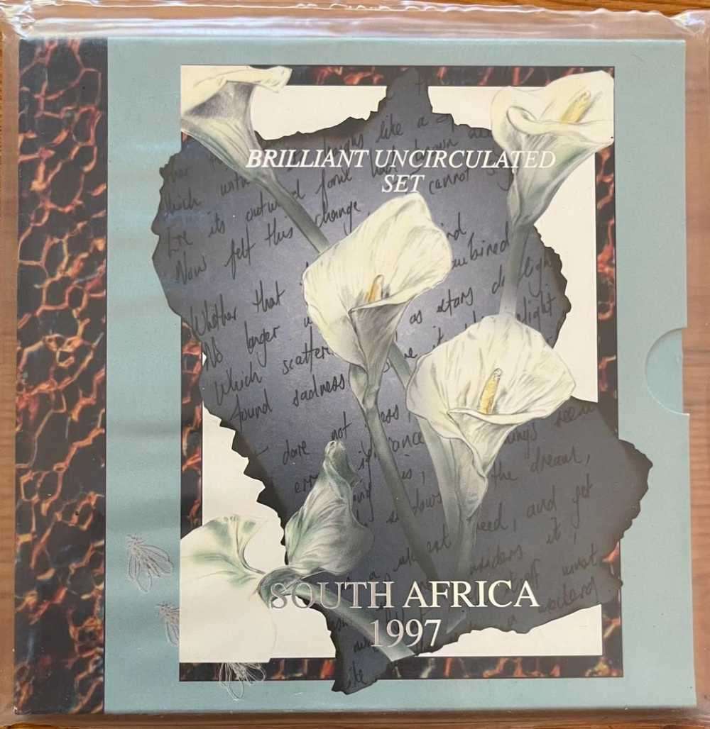 1997 BRILLIANT UNCIRCULATED SEALED MINT PACK.  ARUM LILY