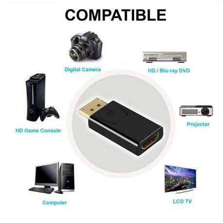 DisplayPort to HDMI adapter