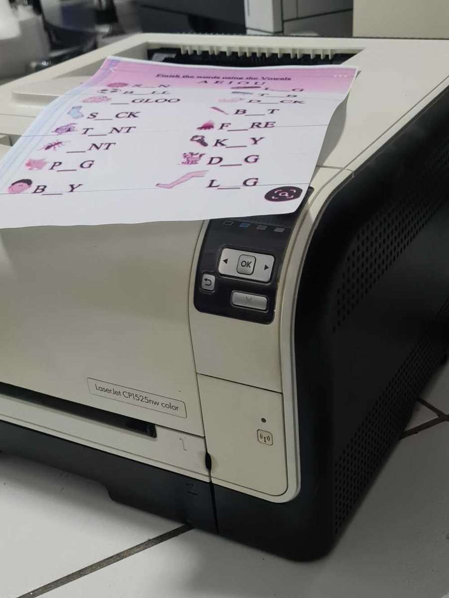 HP LaserJet CP1525nw color printer