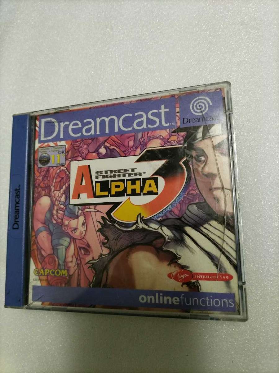 Street Fighter Alpha 3 PAL SEGA DREAMCAST CIB UNUSED CONDITION