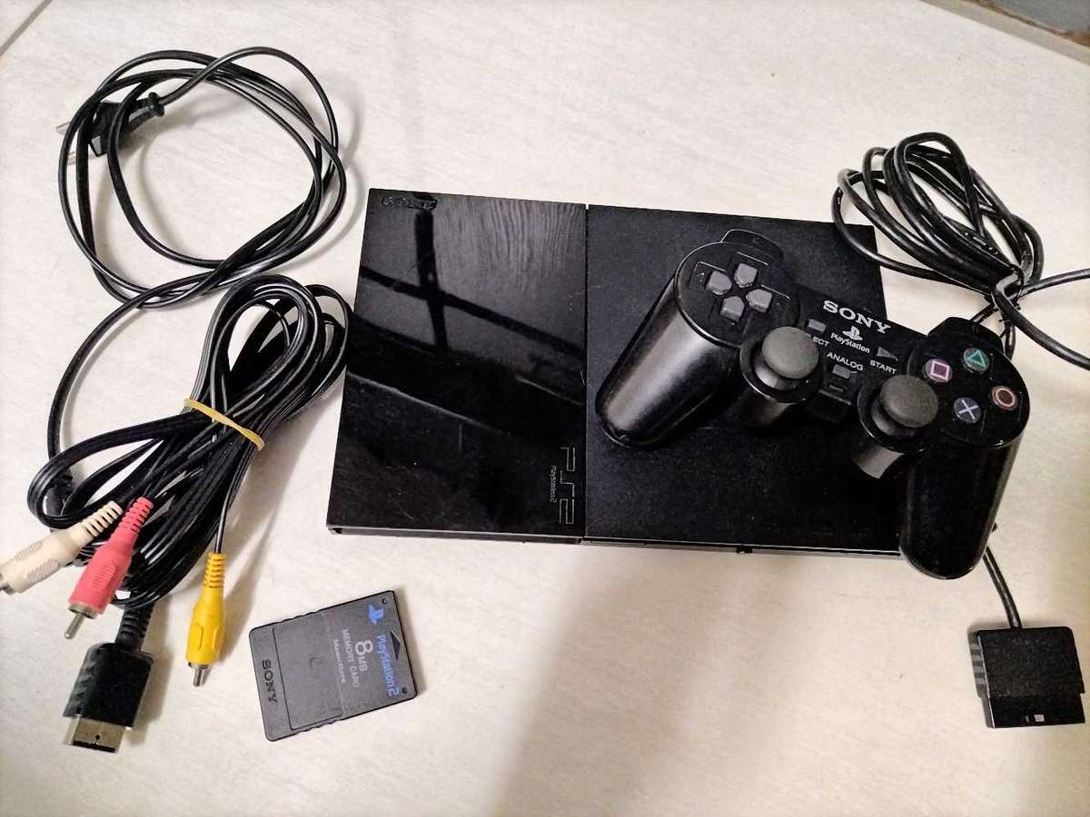 Ps2 slim black 9000