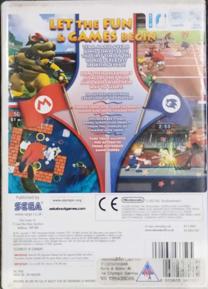 Mario & Sonic at the Olympic Games for Wii (PAL)