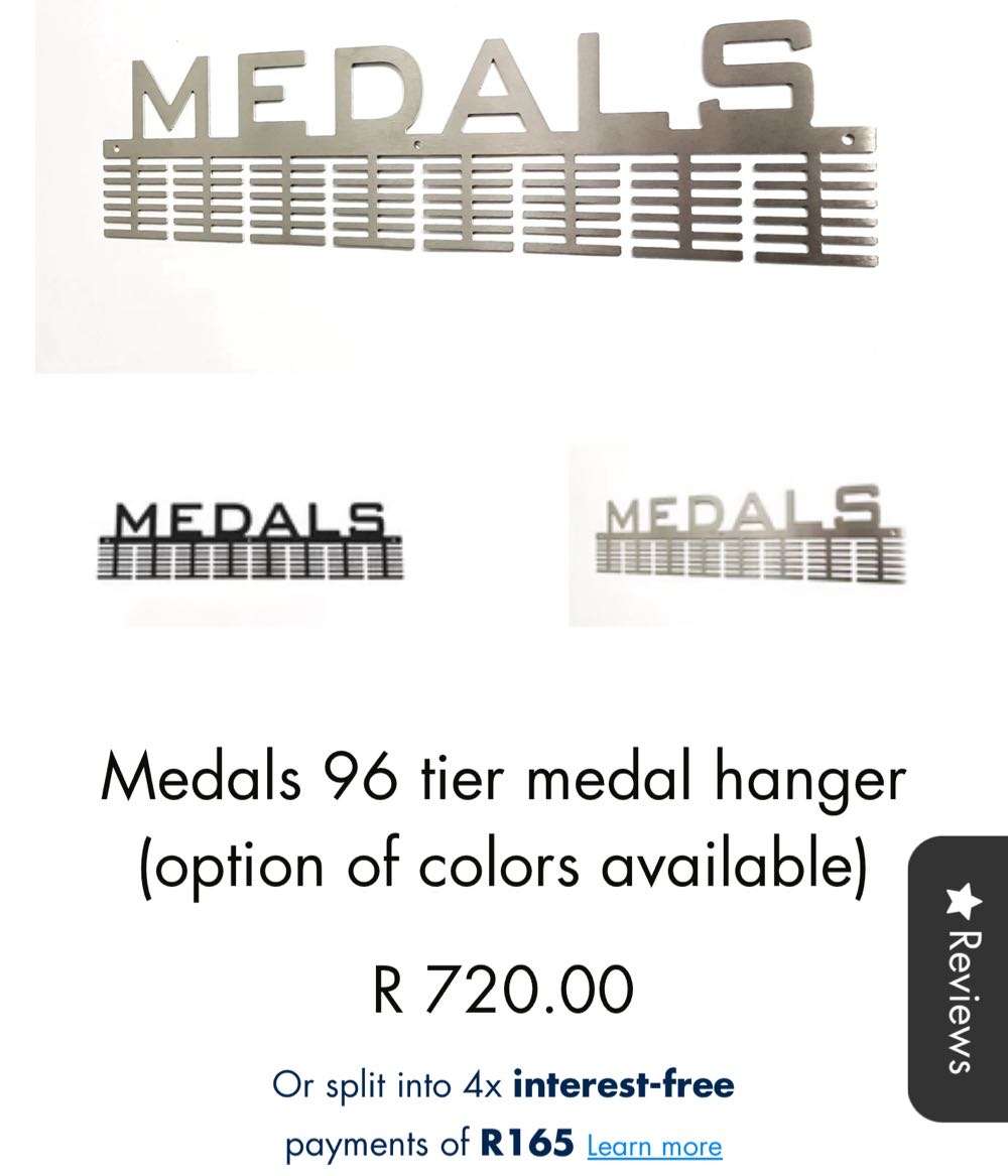 Medals 96 Tier Medal Hanger - Stainless Steel