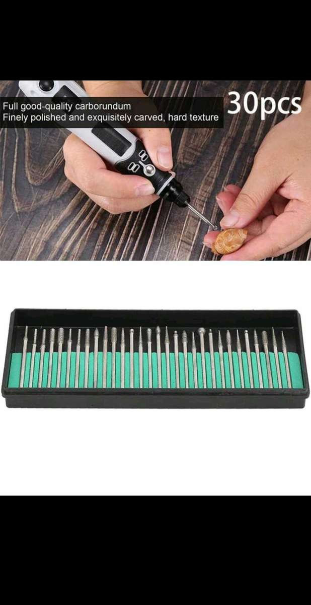 30pc Diamond Drill Bit for dremel rotary tool.