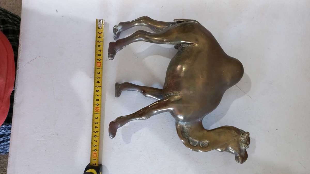 Vintage Large brass Camel animal ornament home decor