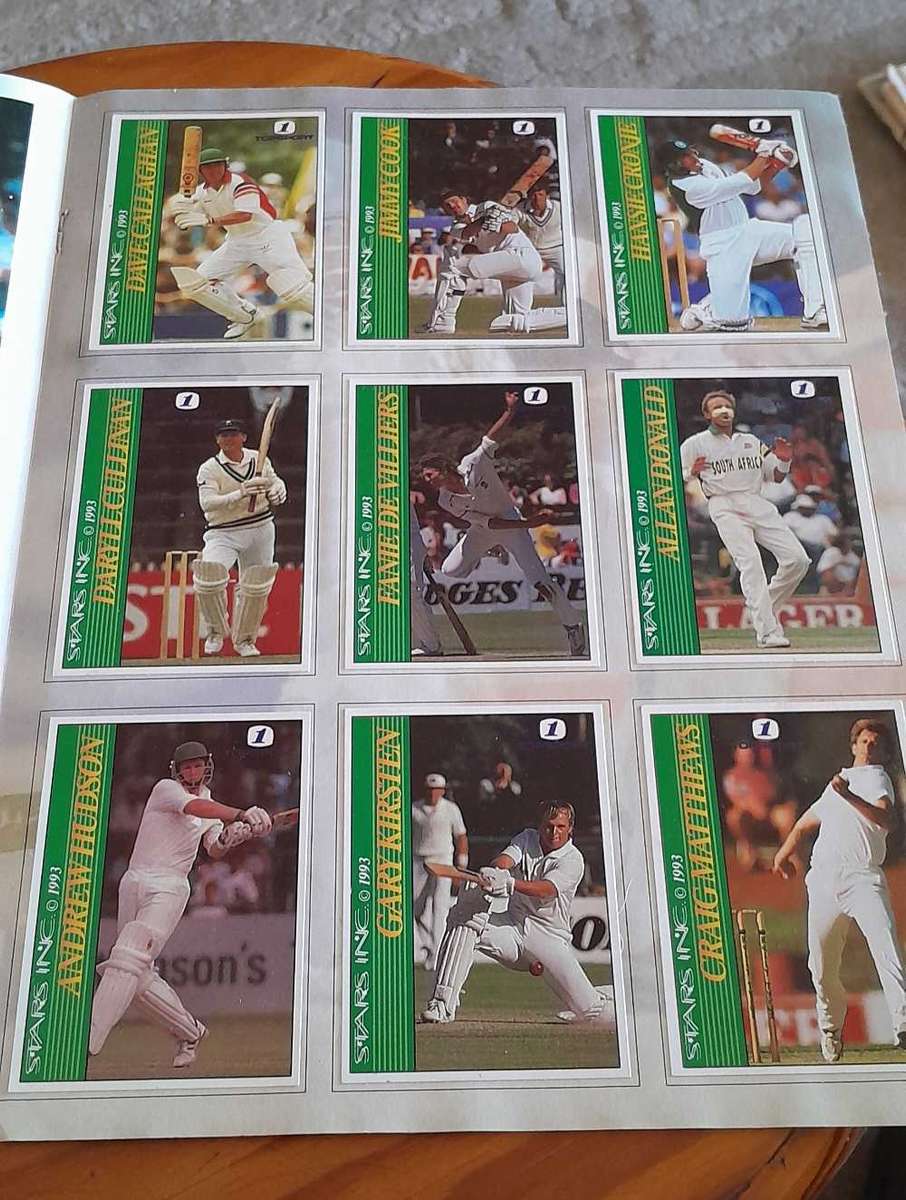 South Africa vs Australia souvenir collection album 1993/4