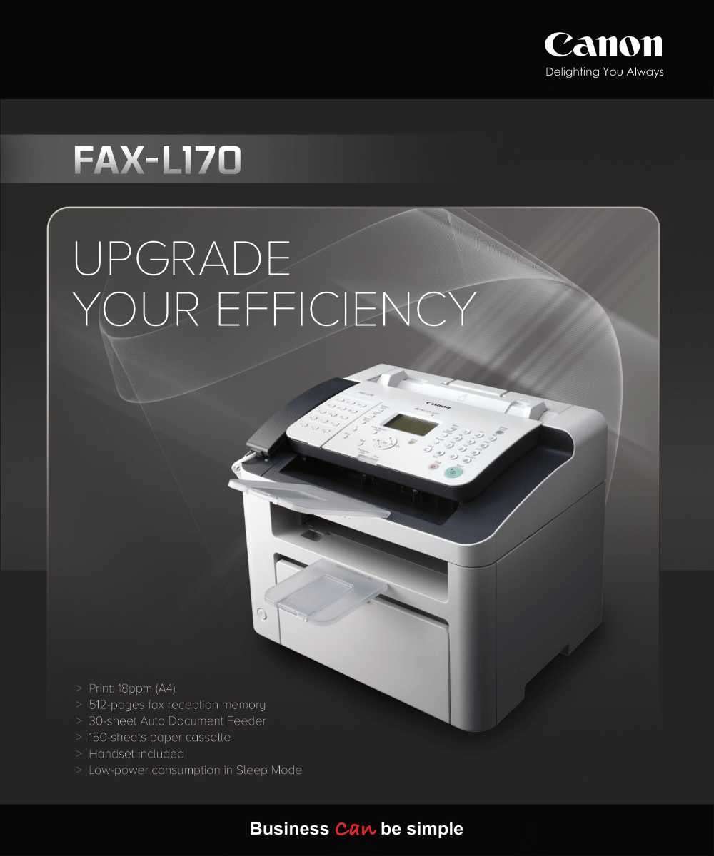 Canon I-Sensys Lazer Printer L 170 with telephone and fax functions