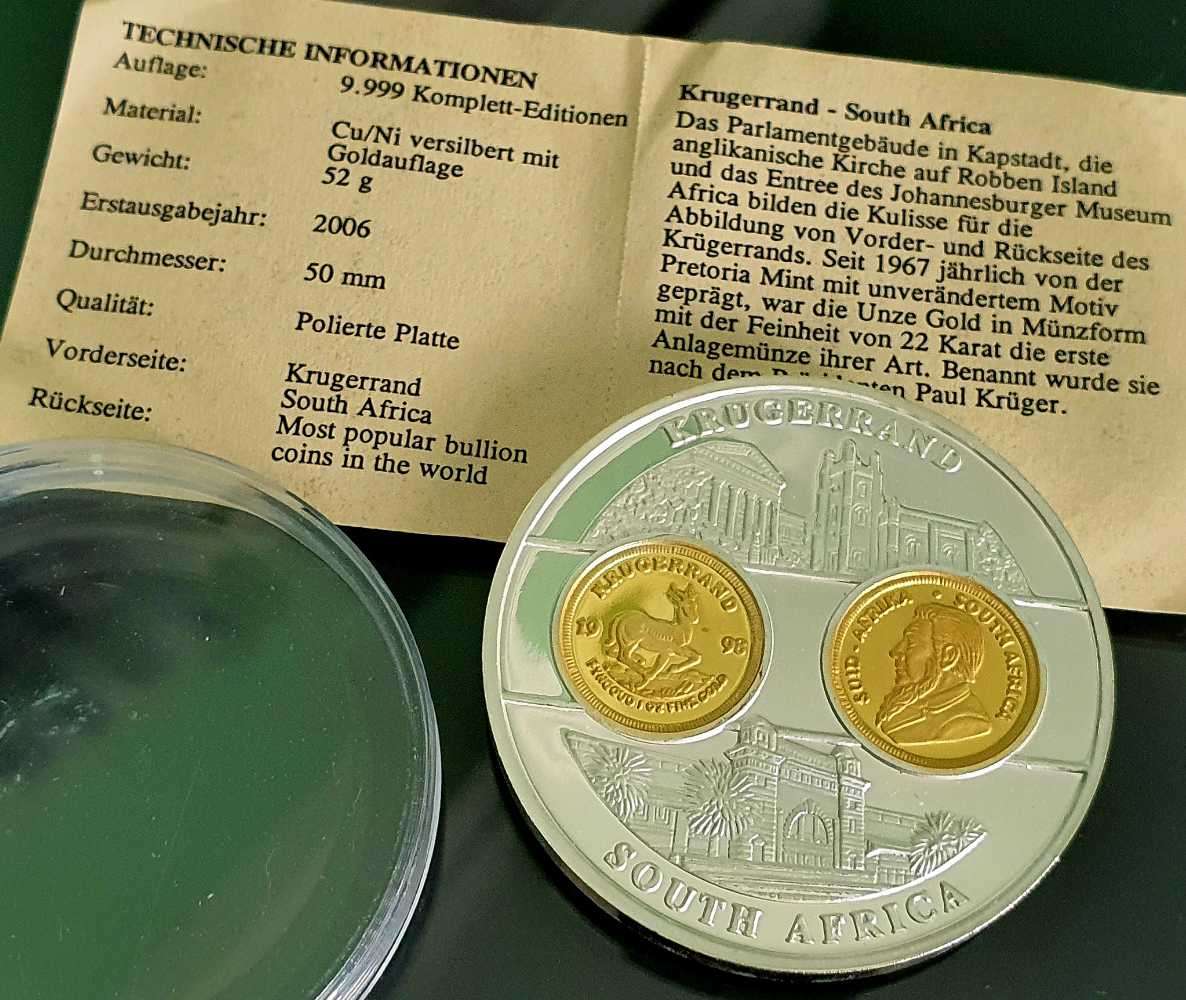 KRUGERRAND SOUTH AFRICA - COMMEMORATIVE COIN