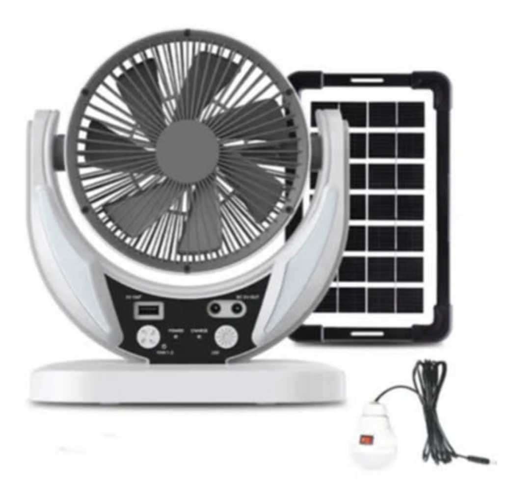GDTIMES Solar Desk Fan GD-8025