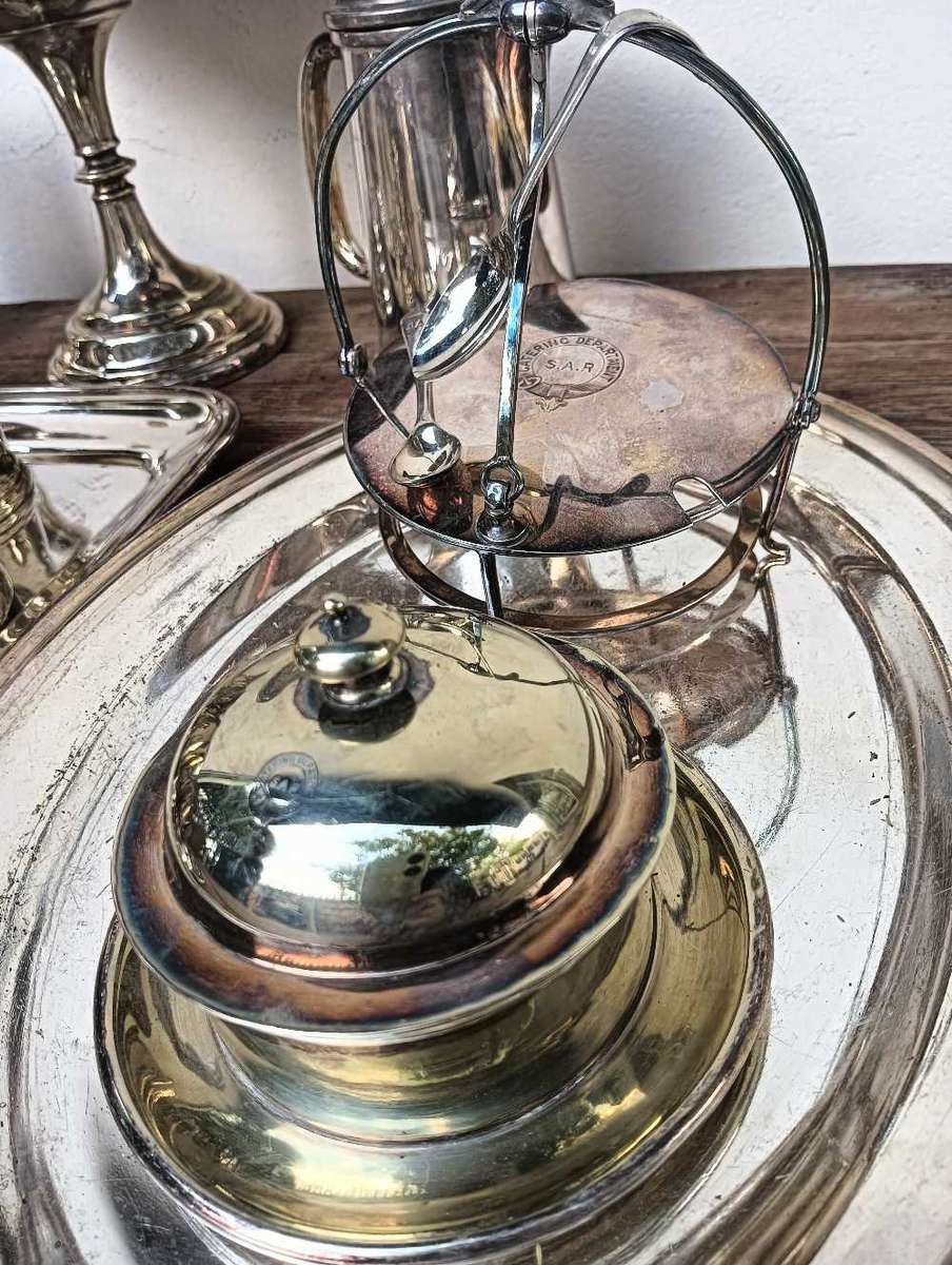 Vintage South African Railways EPNS cater ware