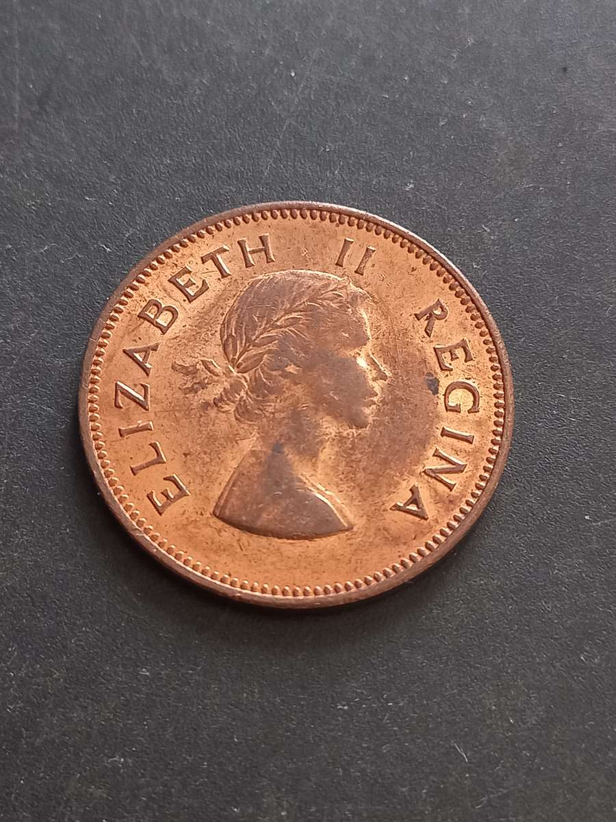 1958 SAU Half penny