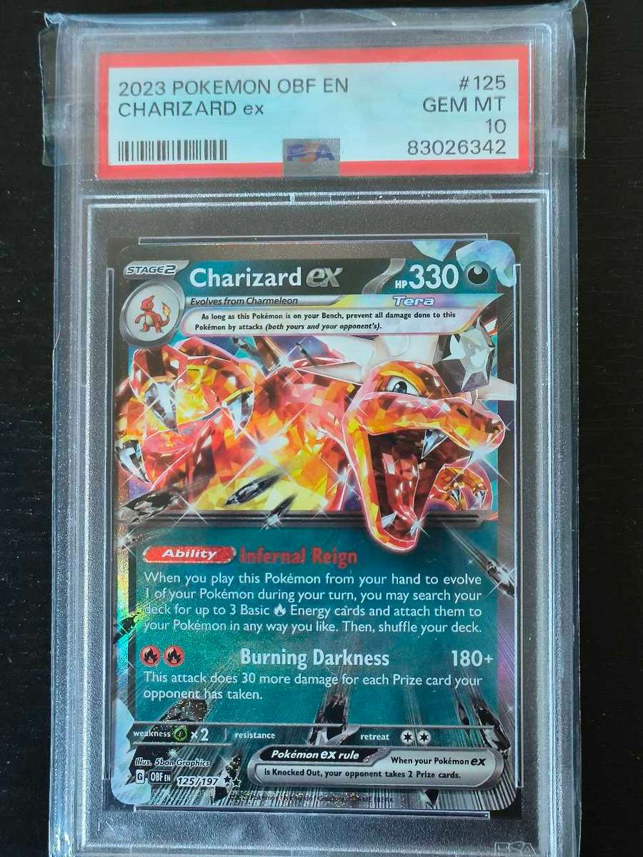 PSA 10 Pokemon Charizard EX OBF