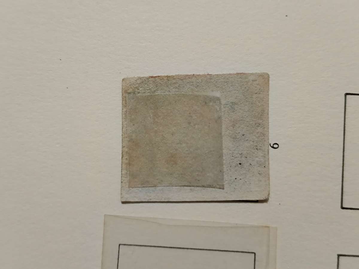 Penny Blue 1840 2d Plate 1 stamp