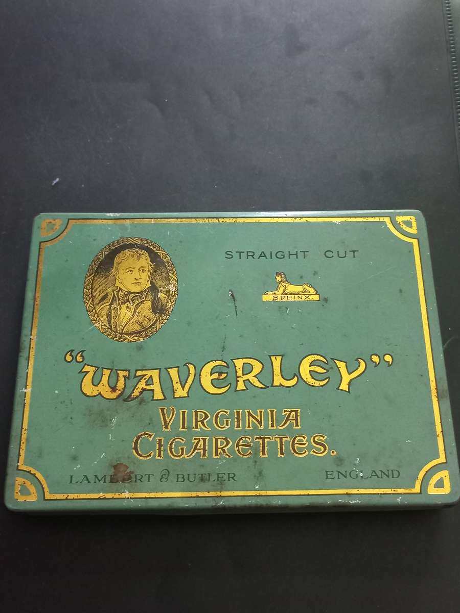 24 x Pennies in Vintage Waverley Cigarettes tin