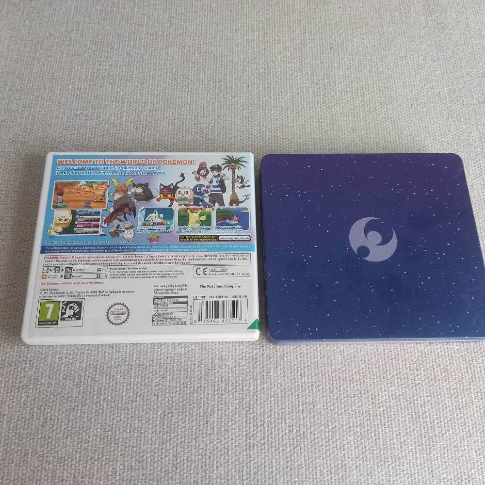 Pokémon Moon Nintendo 3ds +steelbook